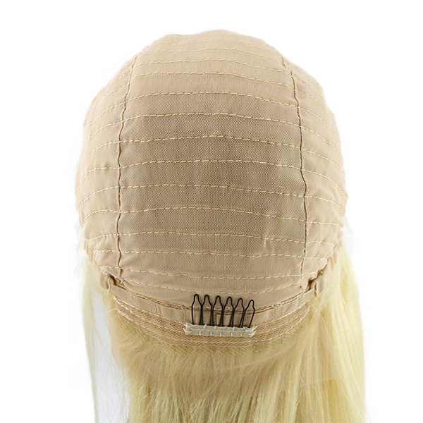 Blond Straight Lace Wig 02
