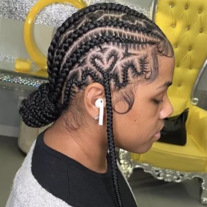 Heart Braid Hairstyle: The Latest '90s Beauty Trend For Black Girls
