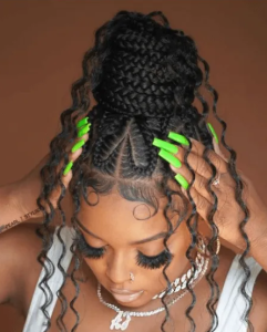 Heart Braid Hairstyle: The Latest '90s Beauty Trend For Black Girls